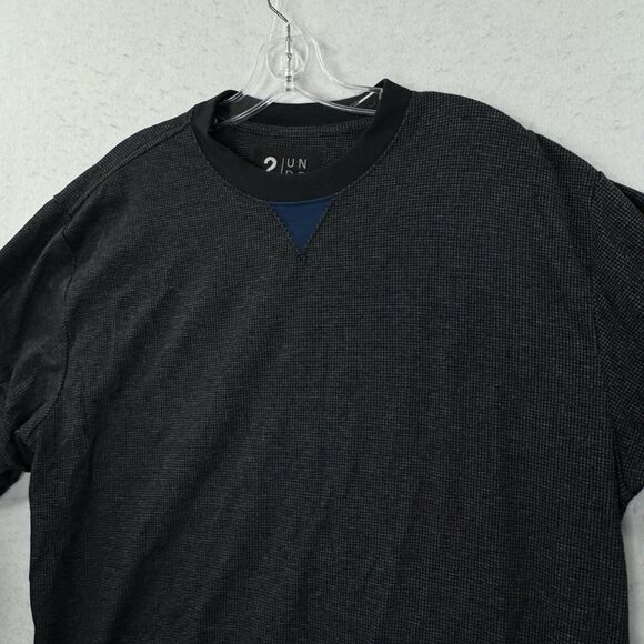 2UNDR Mens Sports Performance First Base Layer Long‎ Sleeve Size XL Grey Black - Picture 9 of 10